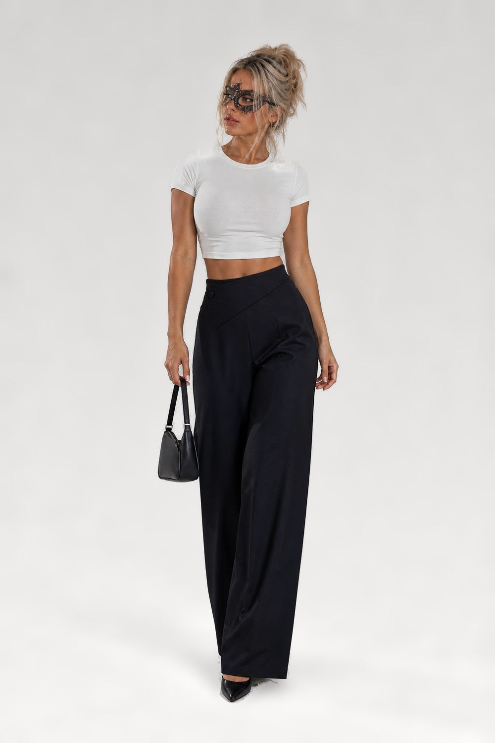 Pantalon de costume drapé