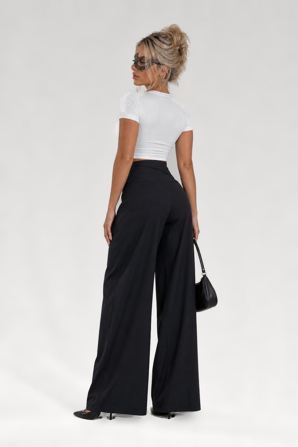 Pantalon de costume drapé
