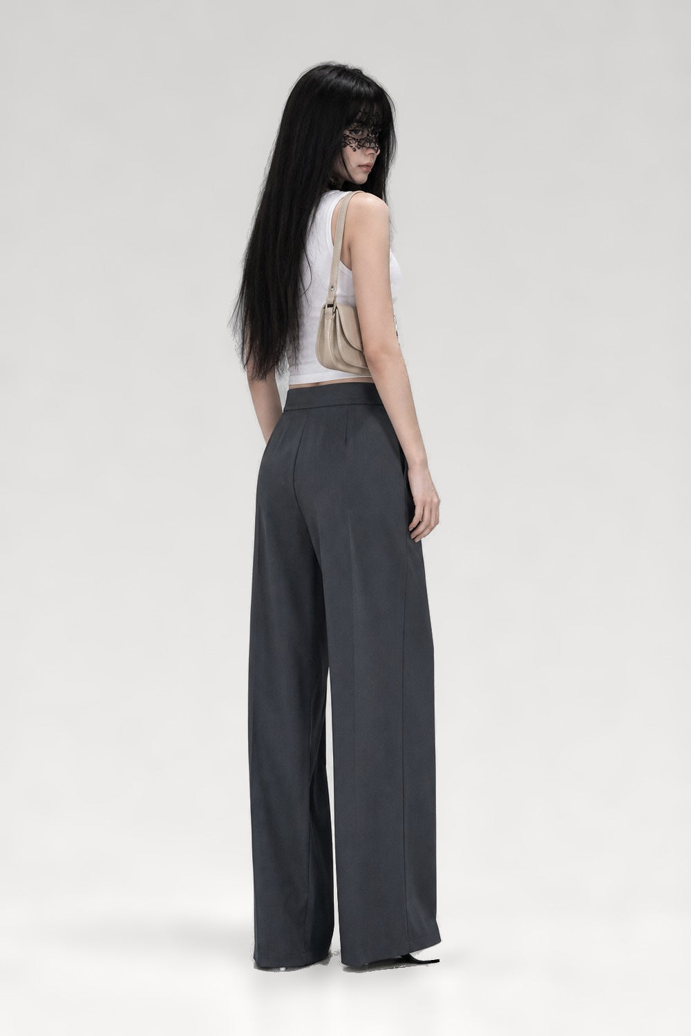 Pantalon fluide à jambes larges