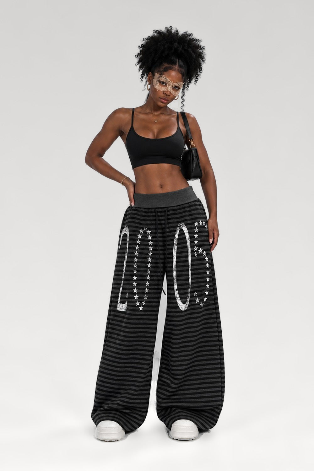 Pantalon de survêtement rayé Y2K