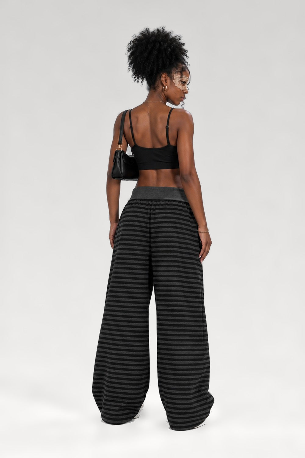 Pantalon de survêtement rayé Y2K