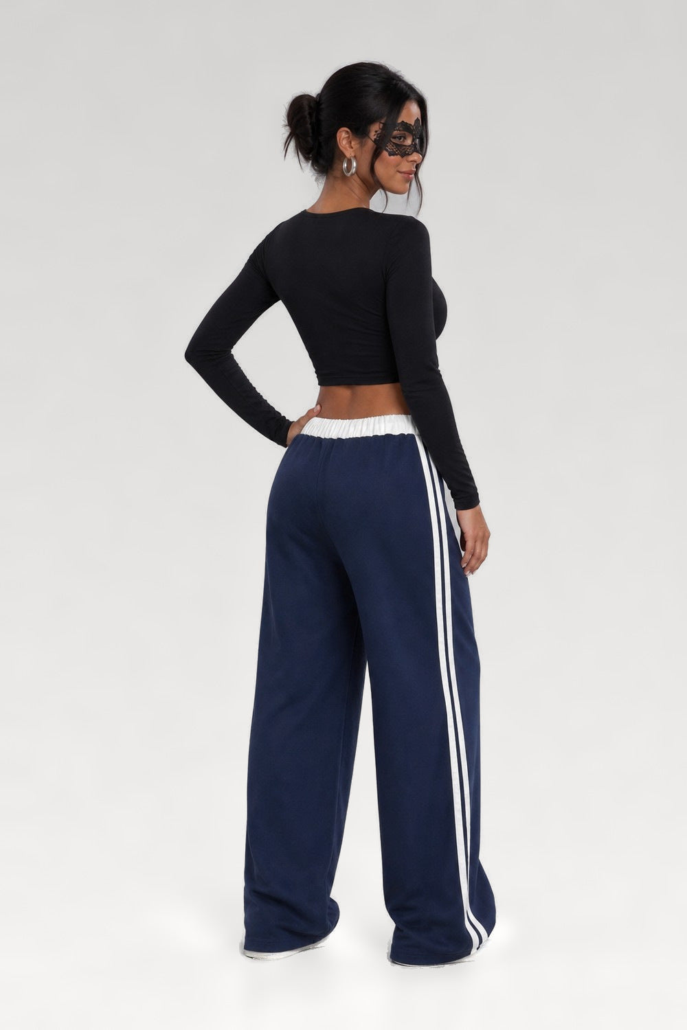 Pantalon de sport imprimé patchwork