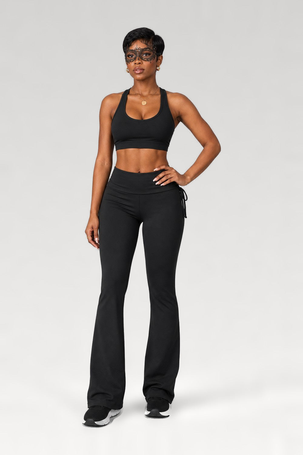 Legging évasé de yoga push-up