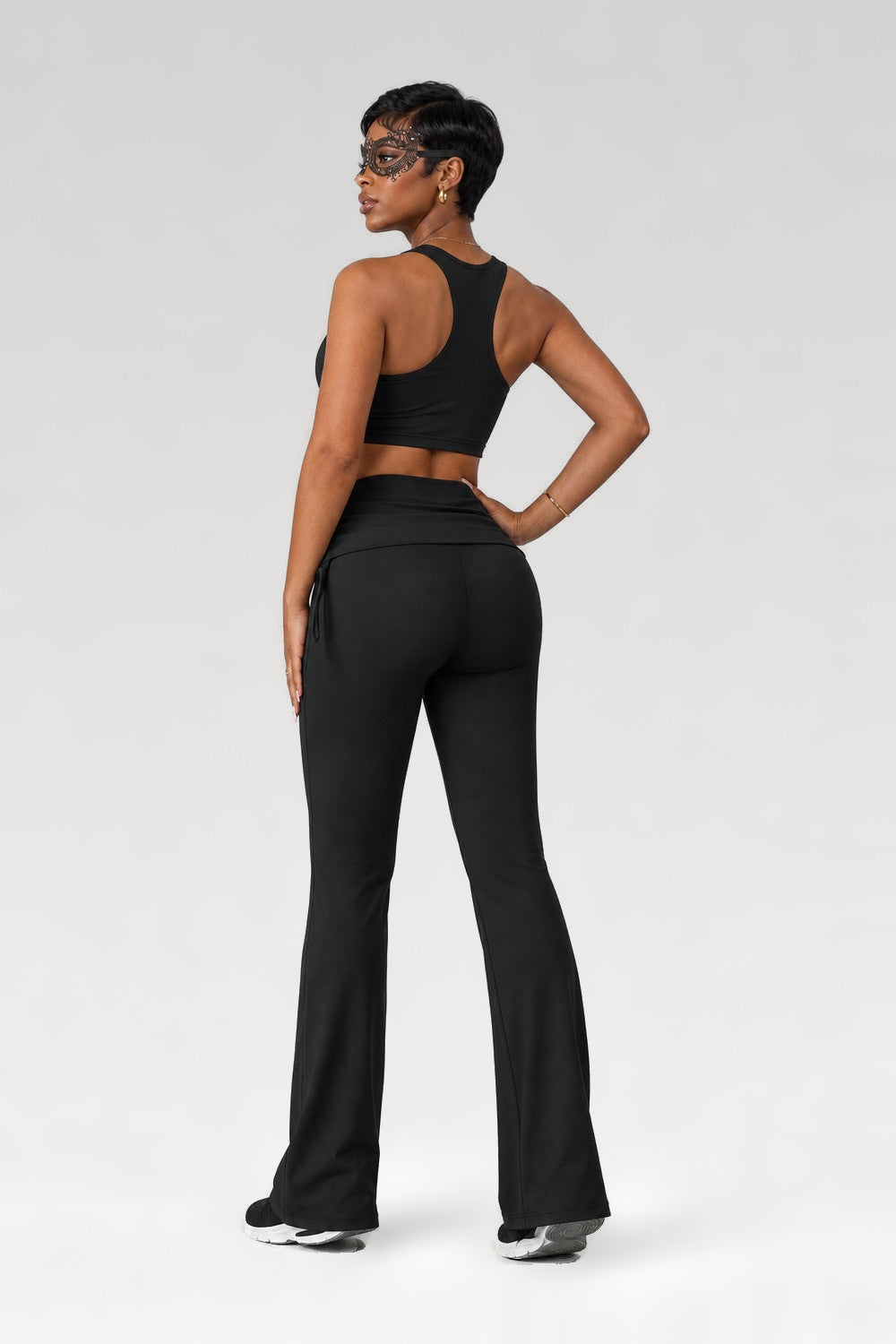 Legging évasé de yoga push-up