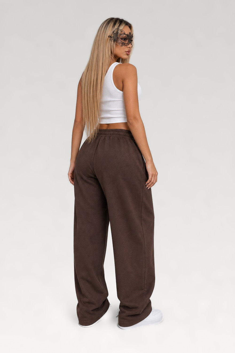 Pantalon de survêtement large grande taille