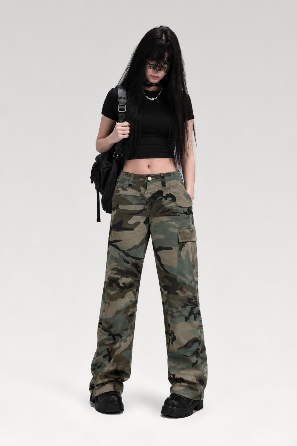 Pantalon cargo camouflage