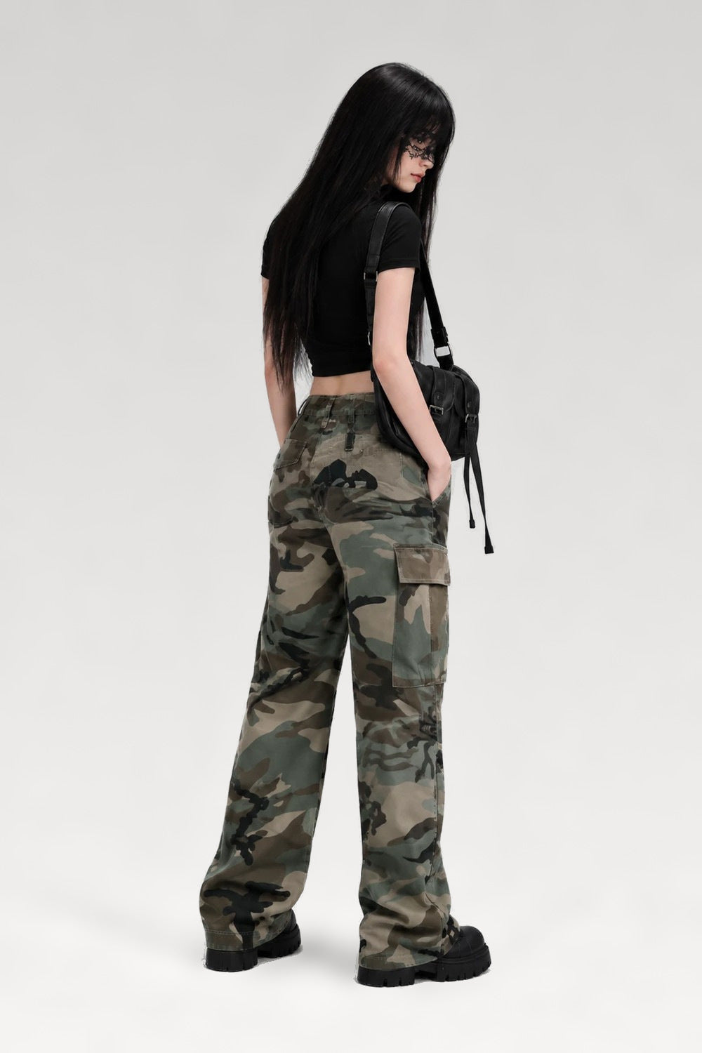 Pantalon cargo camouflage