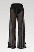 Pantalon transparent jambe large