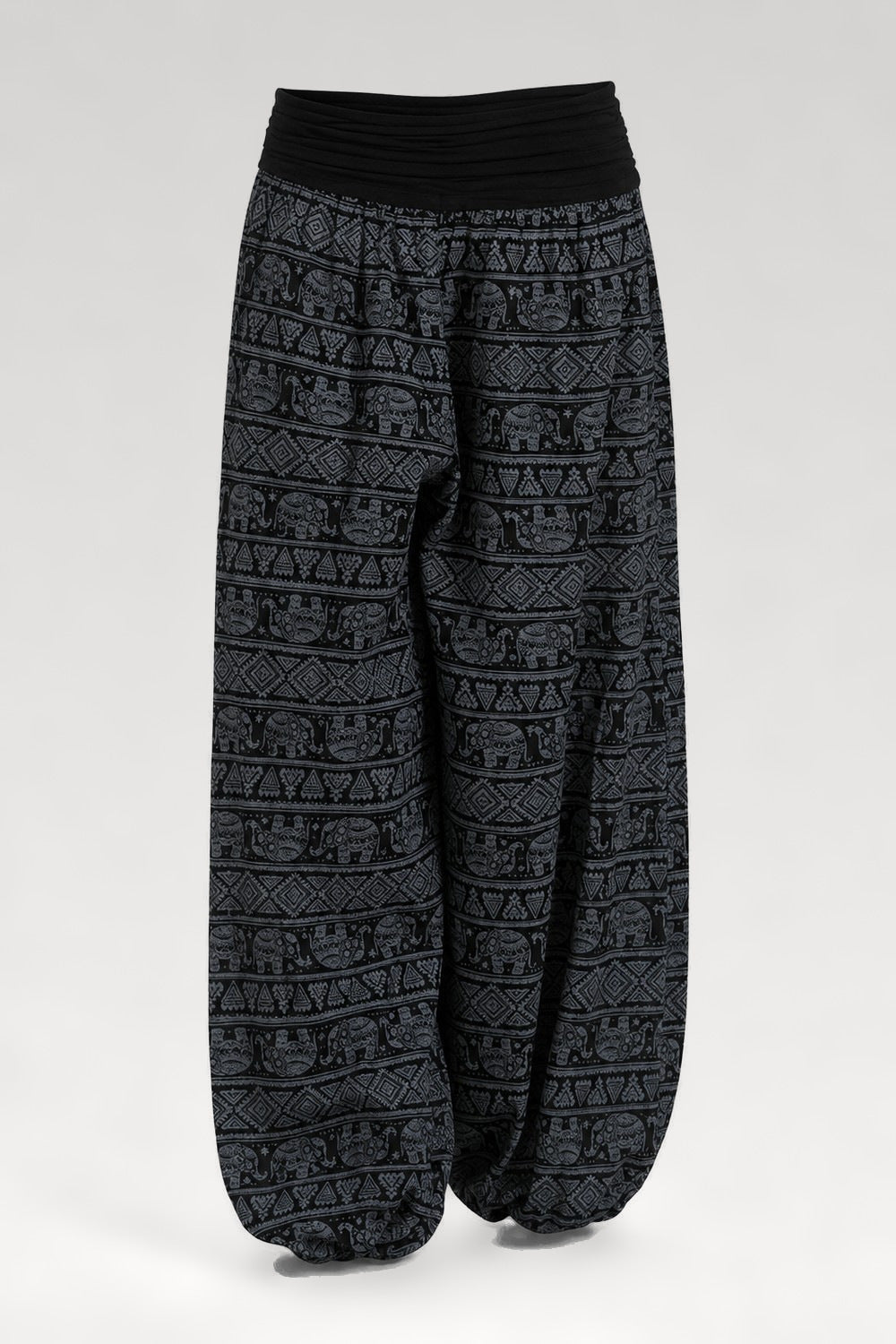 Pantalon sarouel imprimé géométrique