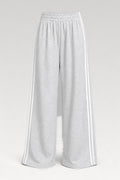 Pantalon large rayé