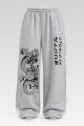 Pantalon de sport imprimé dragon