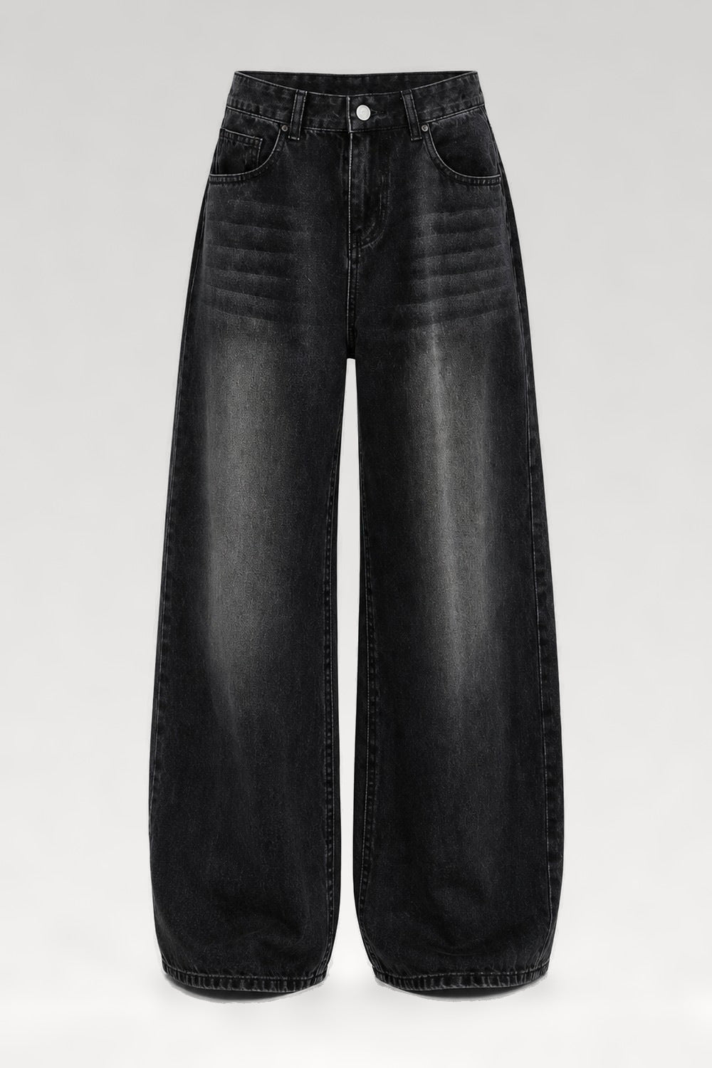 Jean baggy vintage taille haute