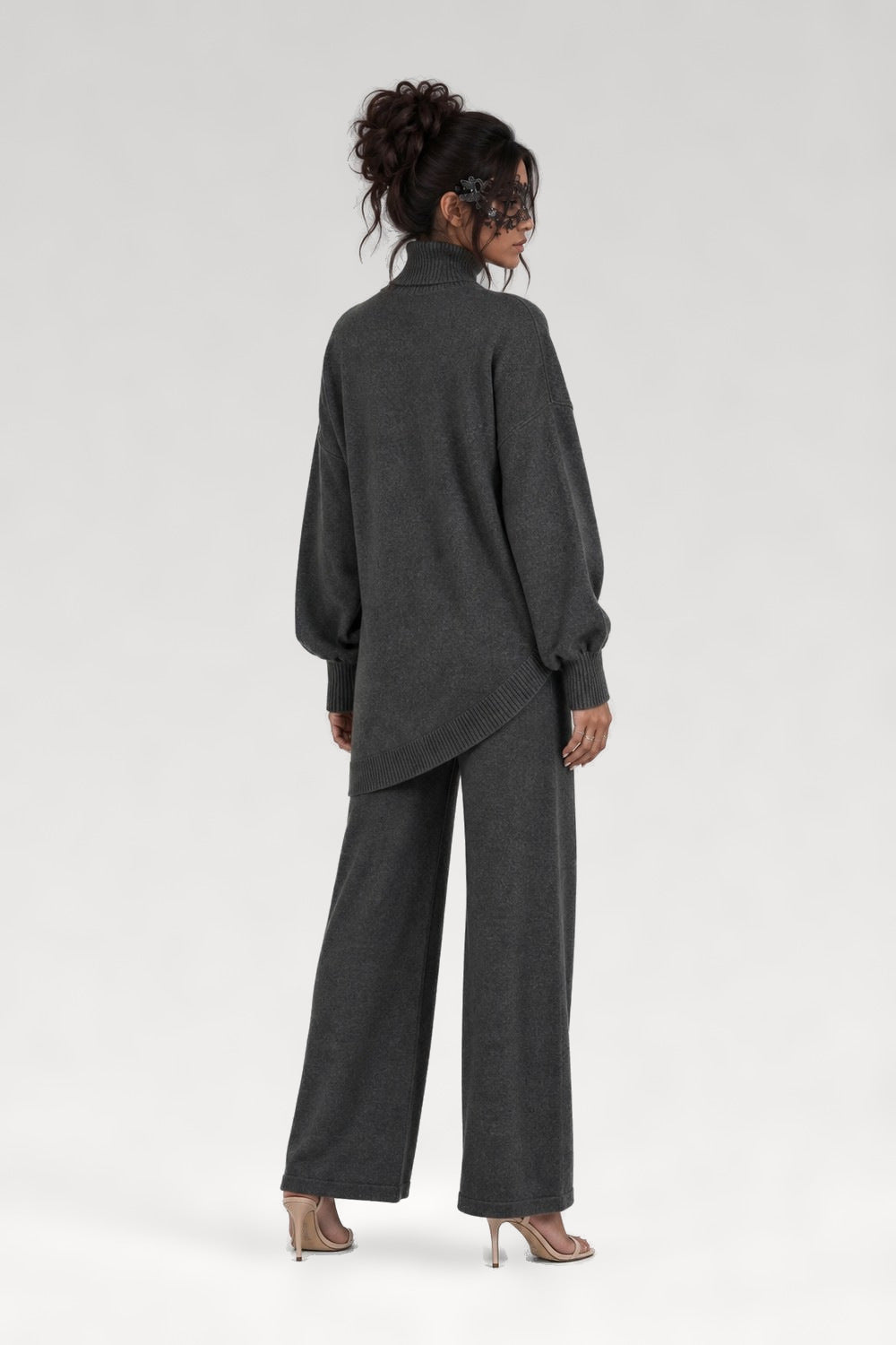 Ensemble en tricot pull et pantalon large