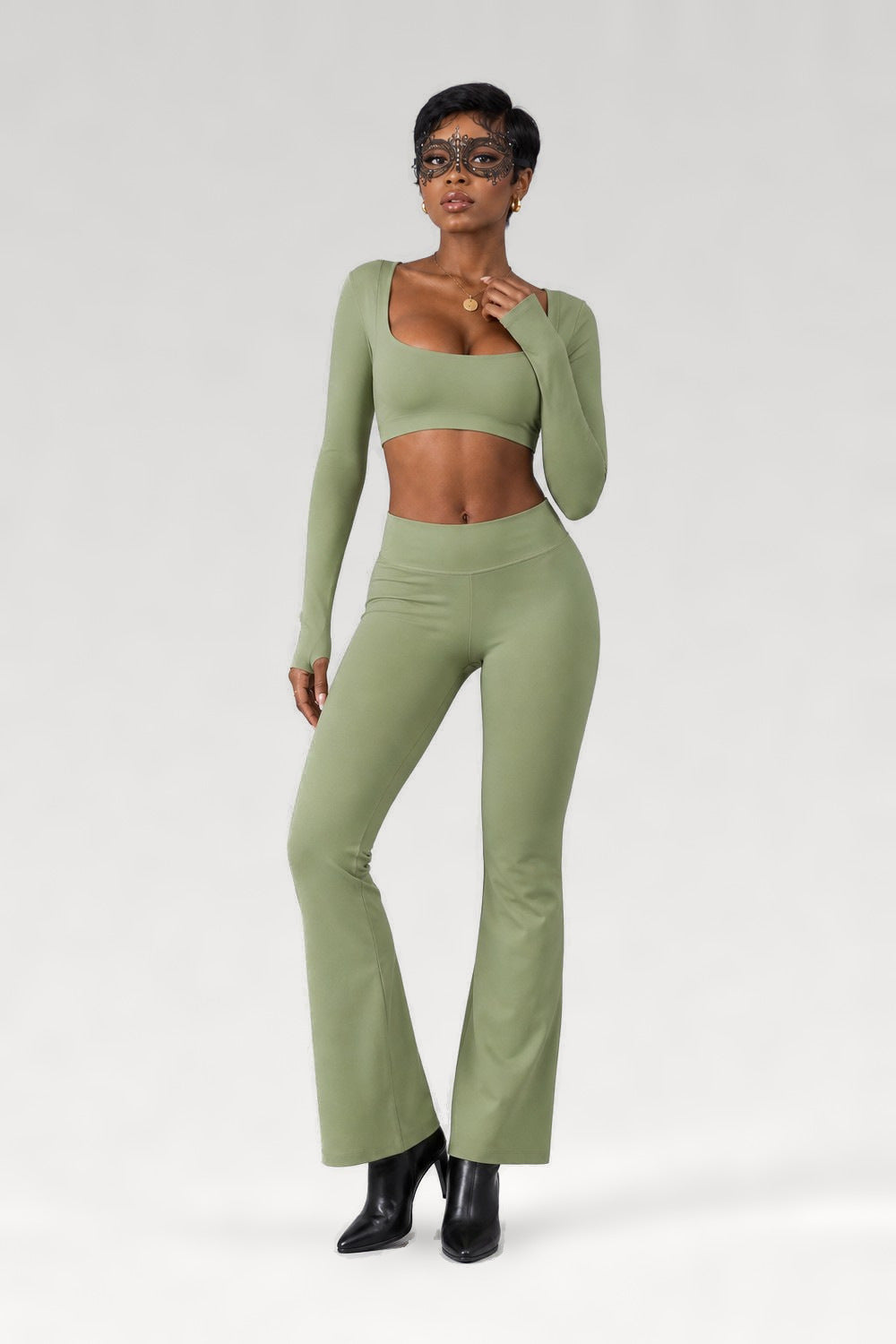Ensemble de yoga sans couture
