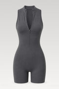 Combinaison short de yoga dos nu