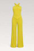Ensemble top dos nu et pantalon large