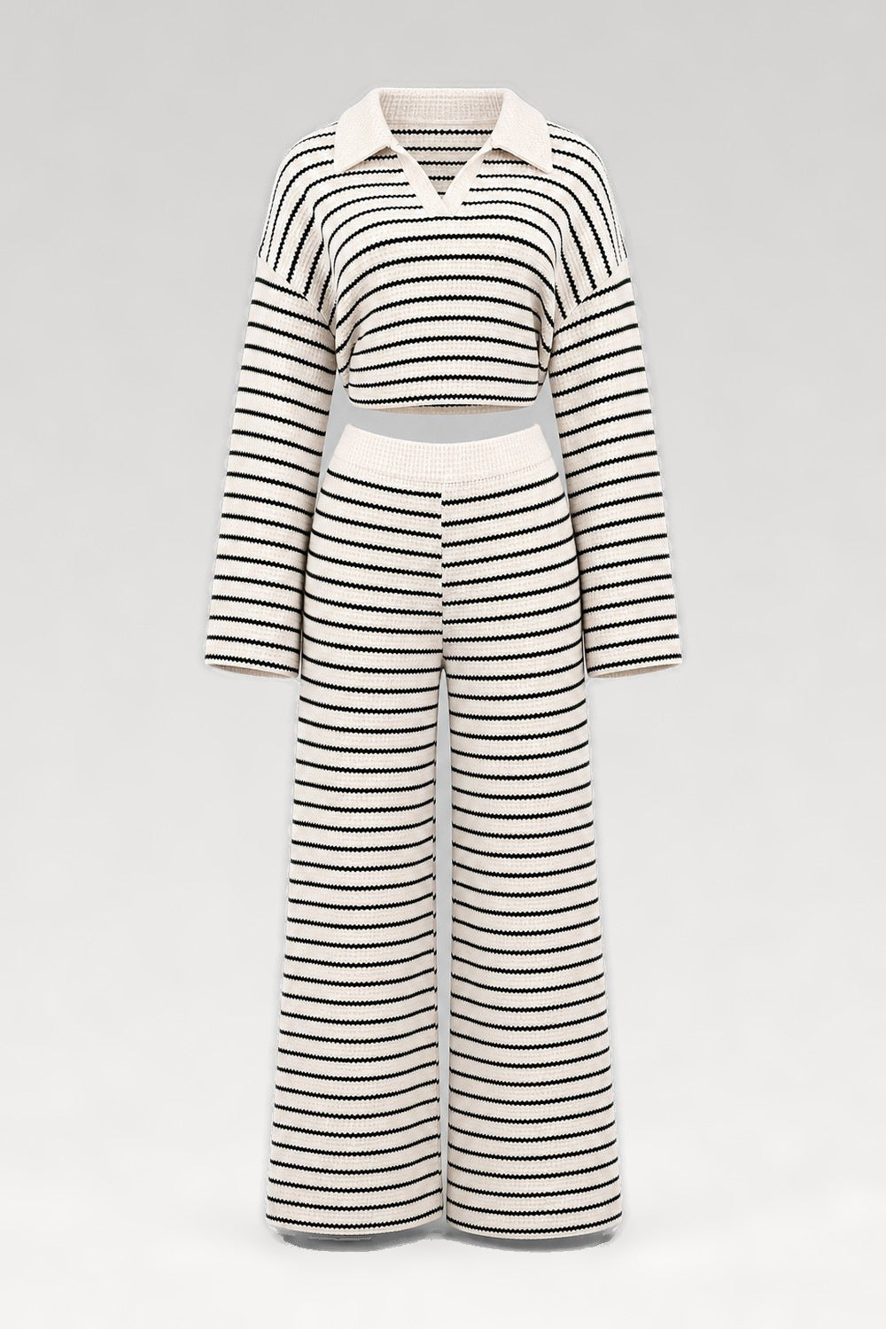 Ensemble rayé t-shirt et pantalon