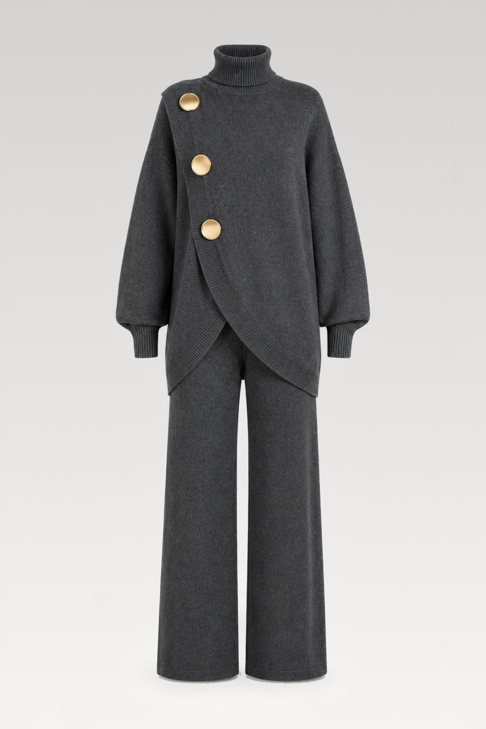 Ensemble en tricot pull et pantalon large