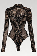Combishort en velours