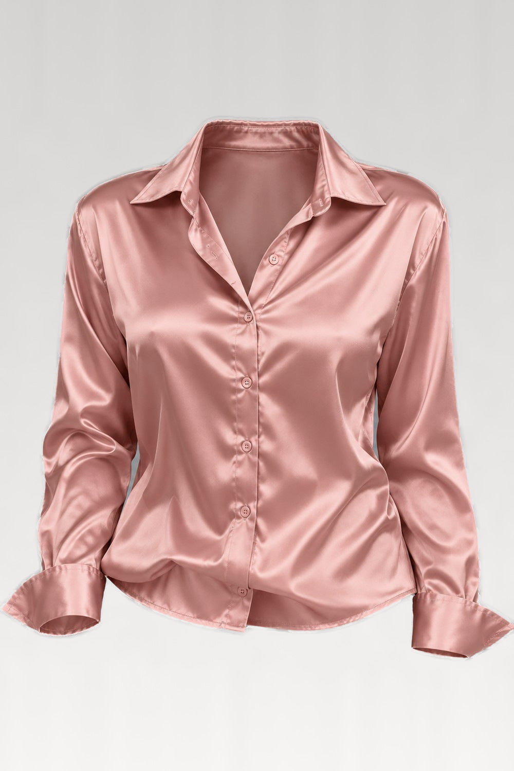 Chemise à col boutonné