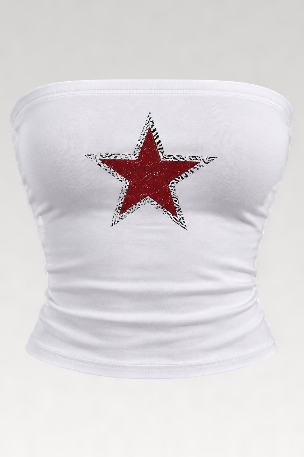 Top bustier étoile rétro