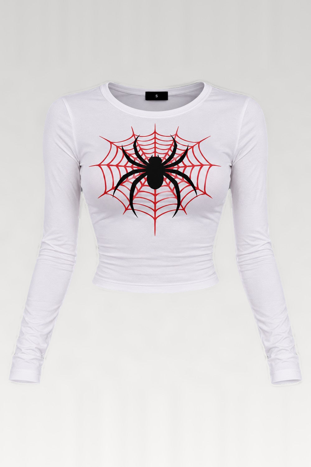 T-shirt toile d’araignée rouge