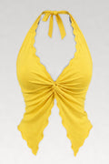 Camisole col halter torsadée