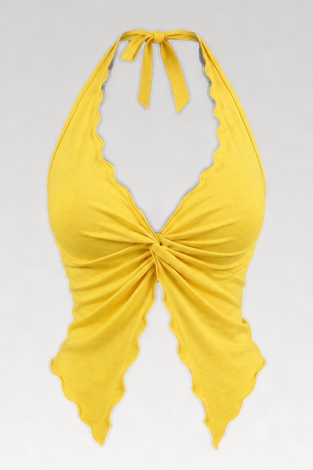 Camisole col halter torsadée