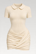 Robe de tennis body à jupe plissée