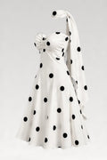 Robe à pois col licou