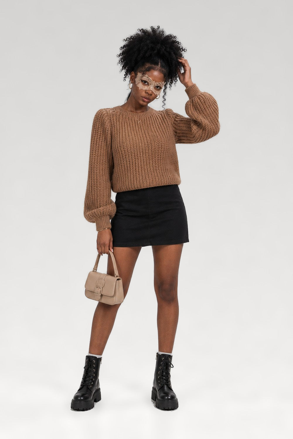 Pull ample manches lanterne