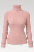 Pull col roulé en laine mérinos