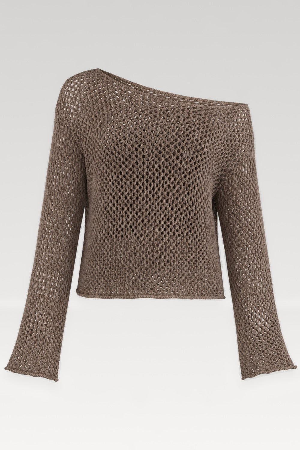 Pull fin vintage manches longues