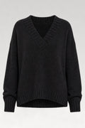 Pull col V en tricot