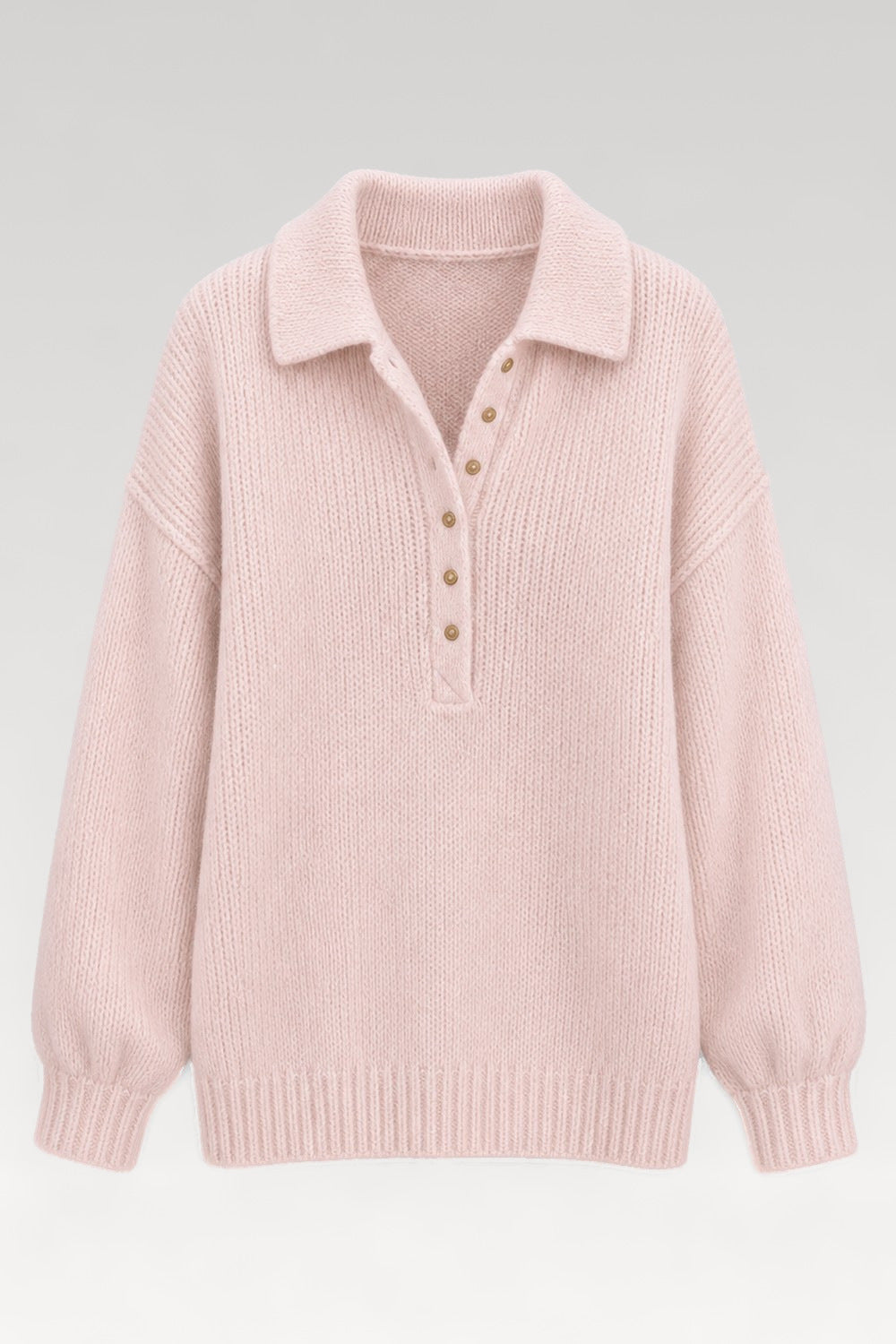 Pull ample col tailleur